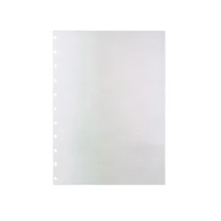 New Caderno Inteligente Recargas Grande Quadriculado 120G Branco