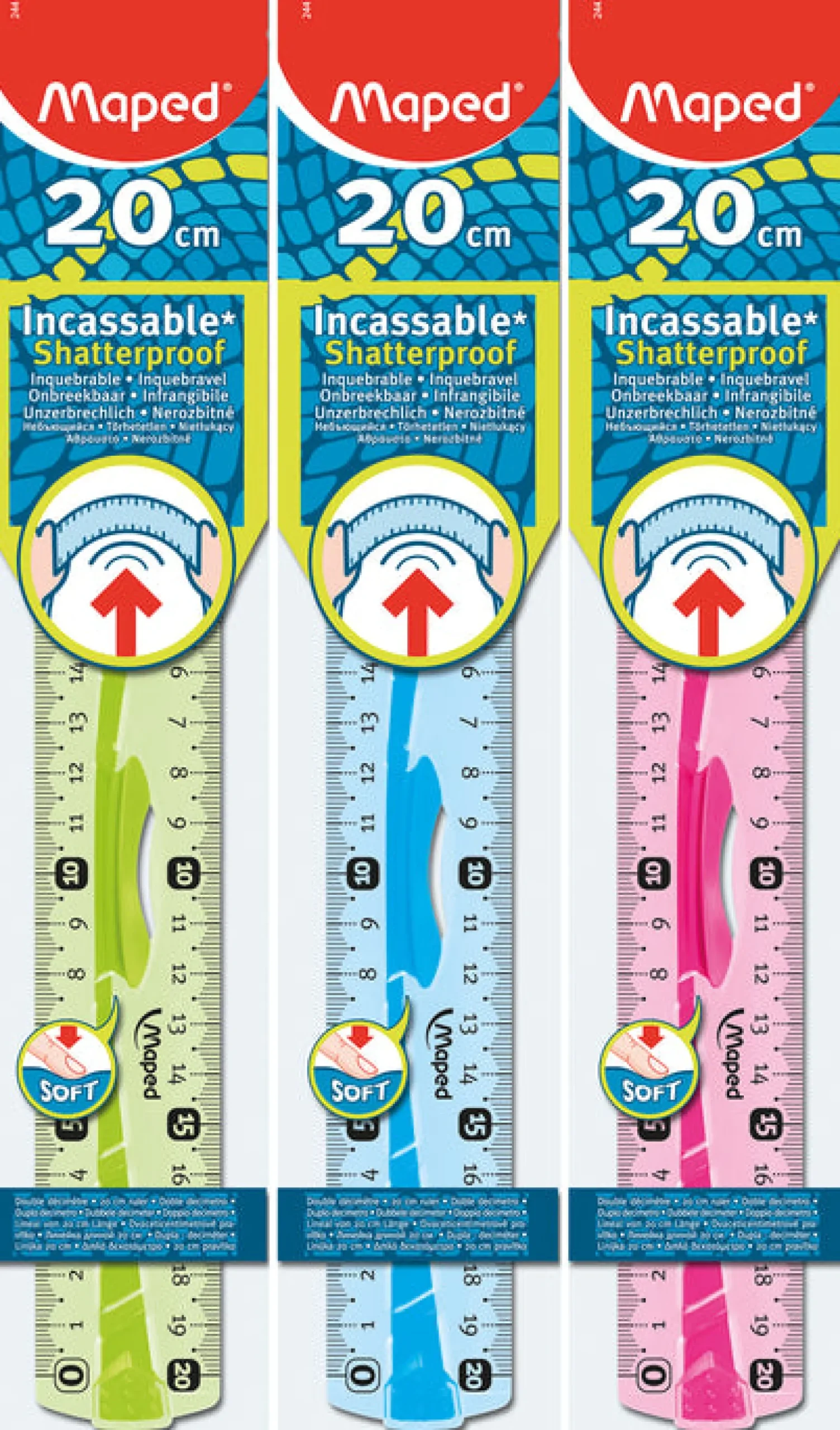 Clearance Maped Regua Inquebrável 20Cm