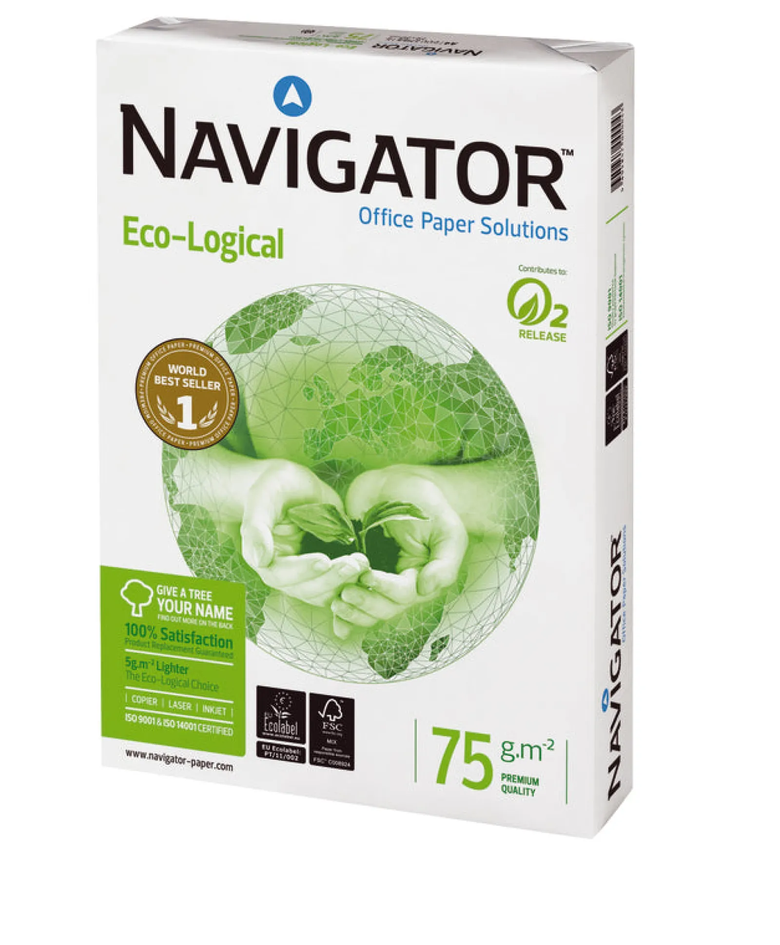 Navigator Resma Papel Impressão Eco A4 75G 500