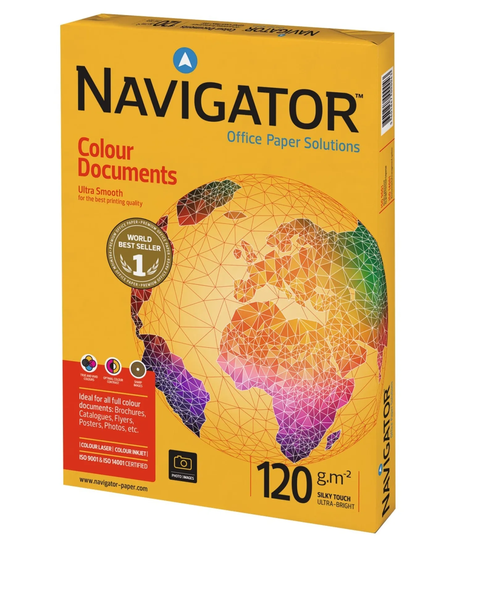 Navigator Resma Papel Impressão A4 120G 250 Folhas