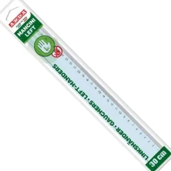 New Arda Régua Plast 30Cm Para Esquerdinos