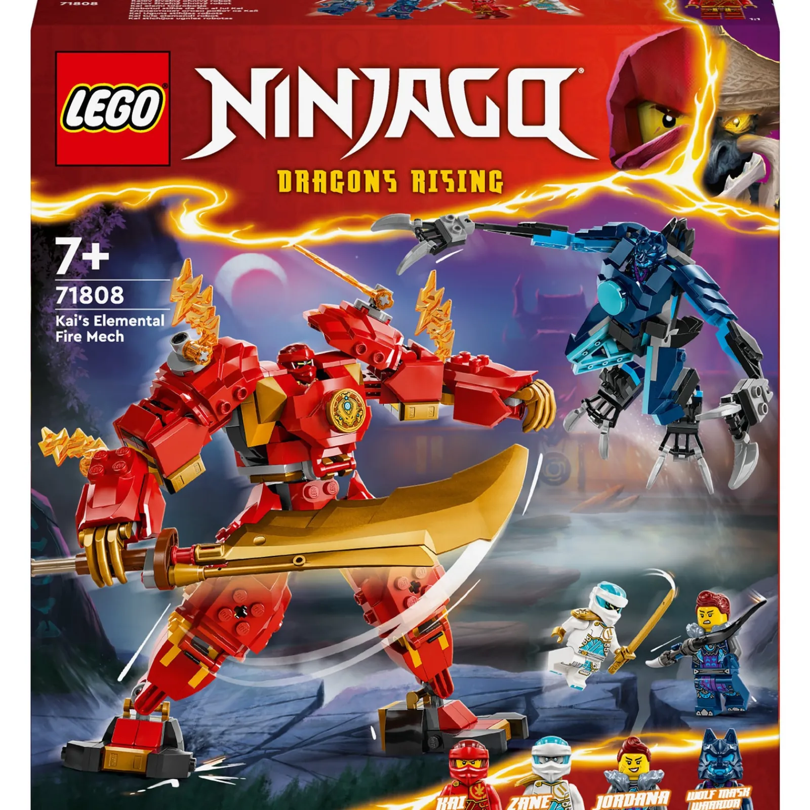 Lego-Ninjago Robô do Fogo Elemental do Kai Lego