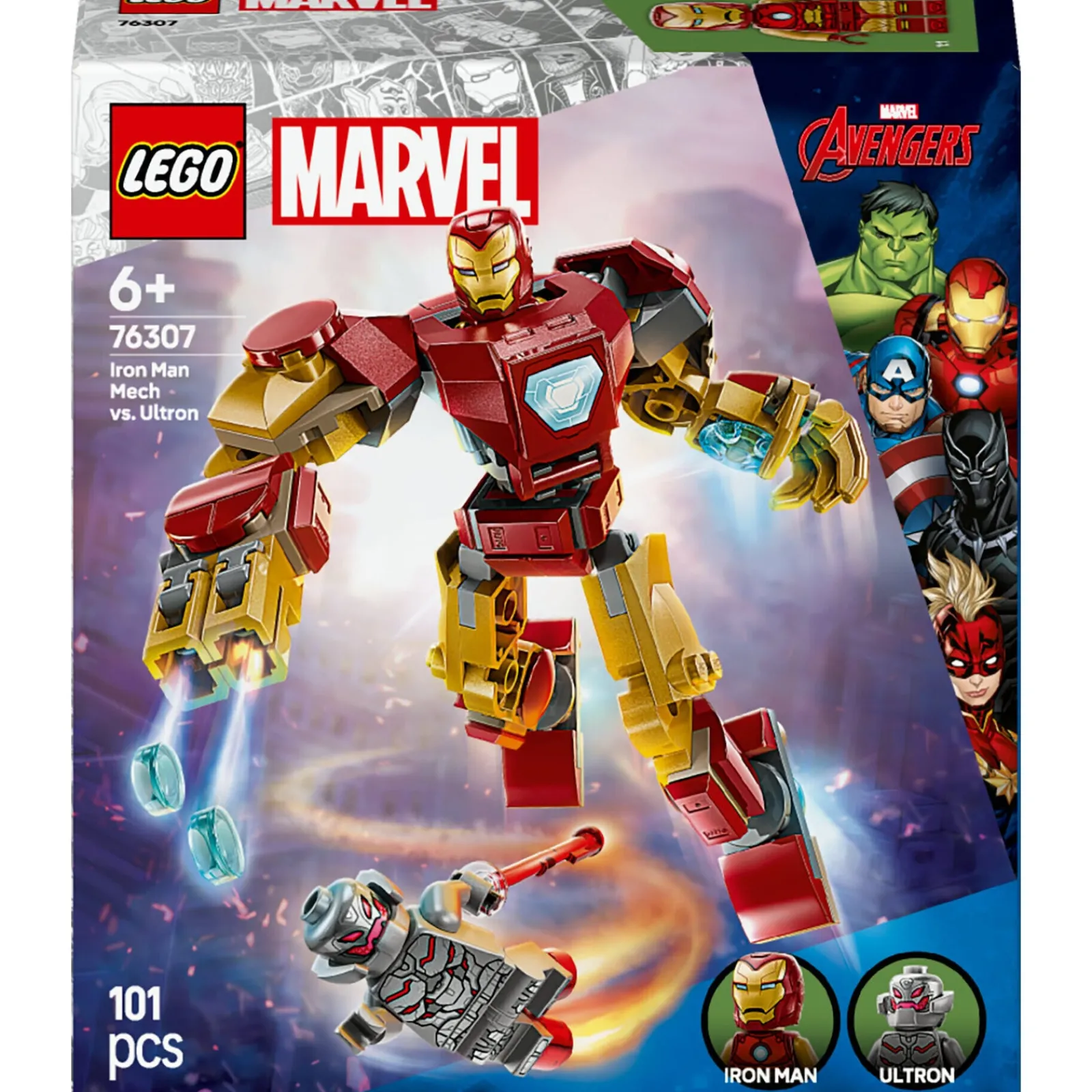 Lego-Super Hero Robô Do Iron Man Contra Ultron Lego