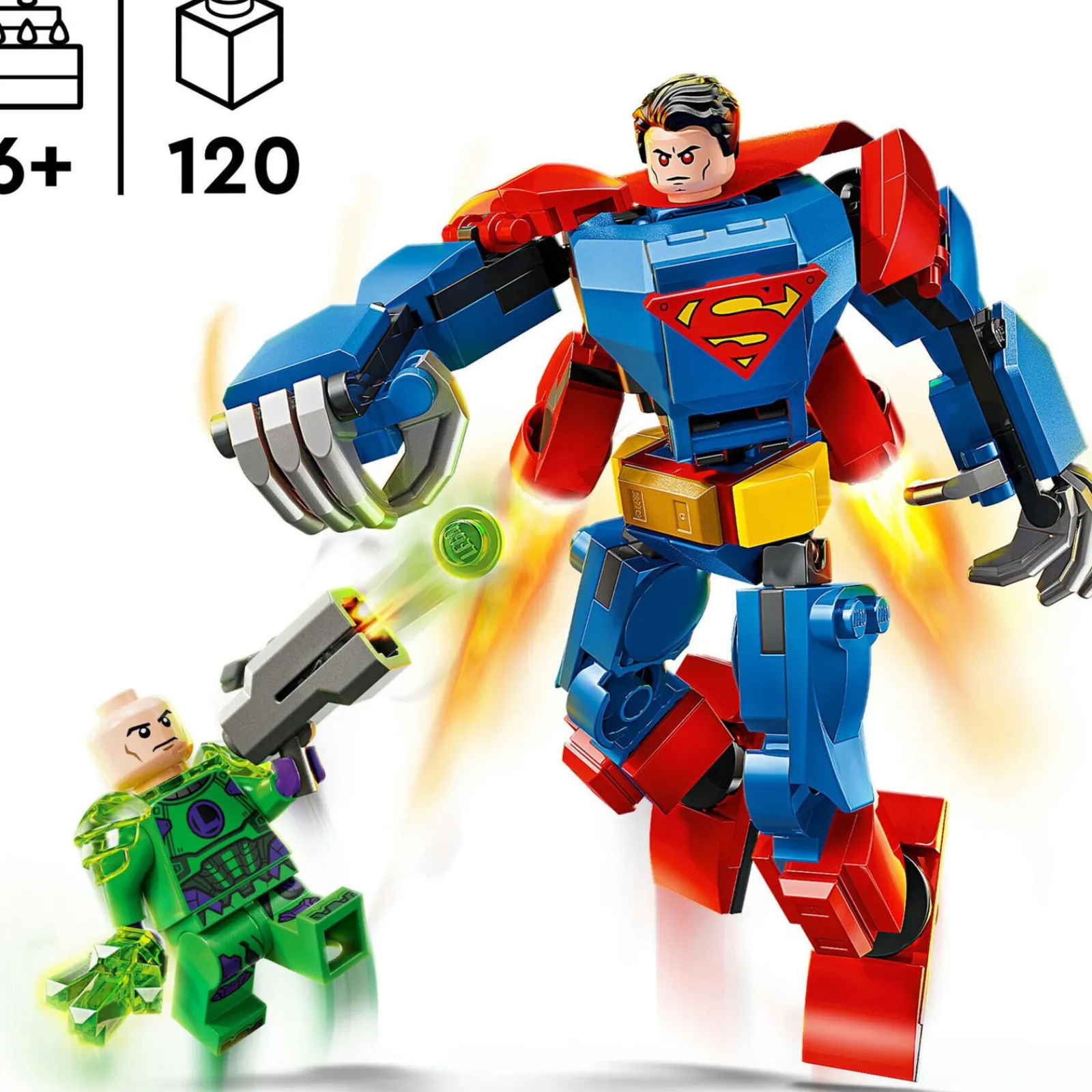 Hot Lego-Super Hero Robô Do Superman Contra Lex Luthor Lego