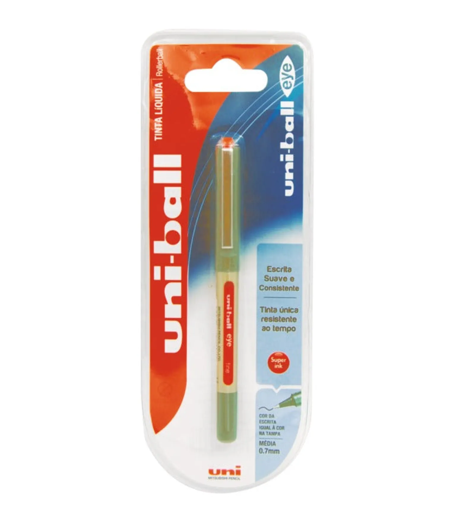 Uni Roller Eye Fine de Tinta Preta