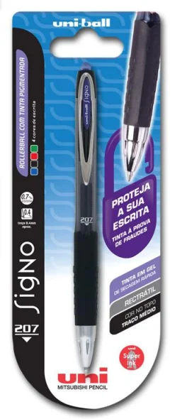 Best Uni Roller Retráctil Signo de Tinta Gel Preta