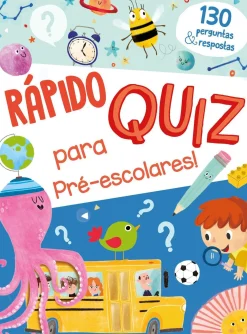 Yoyo Rápido Quiz para Pré-escolares + 4 Anos - O Meu Primeiro Livro de Jogos