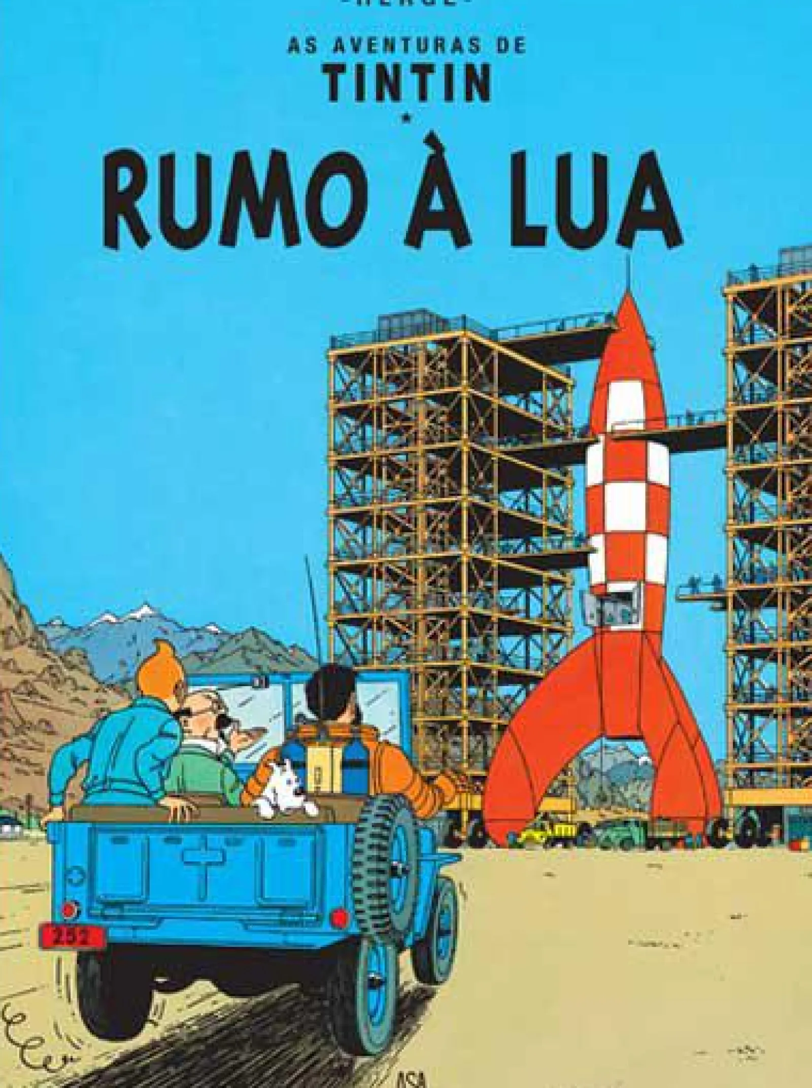 Clearance Edições Asa Rumo à Lua de Hergé