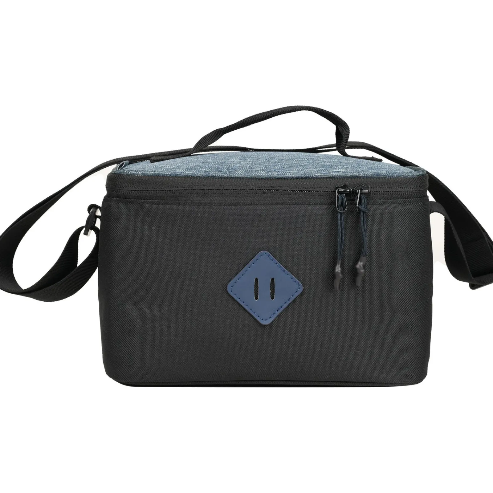 Outlet Note! Saco Lanche Bicolor Azul