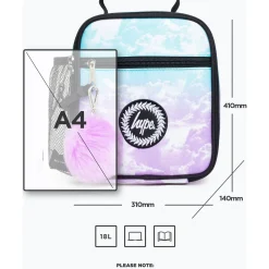 Hype Saco Lanche Cloud Lilás Azul