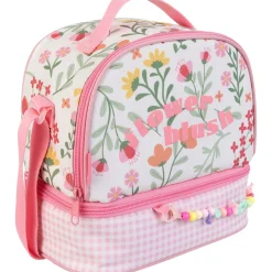 Discount Note! Saco Lanche Flower Blush