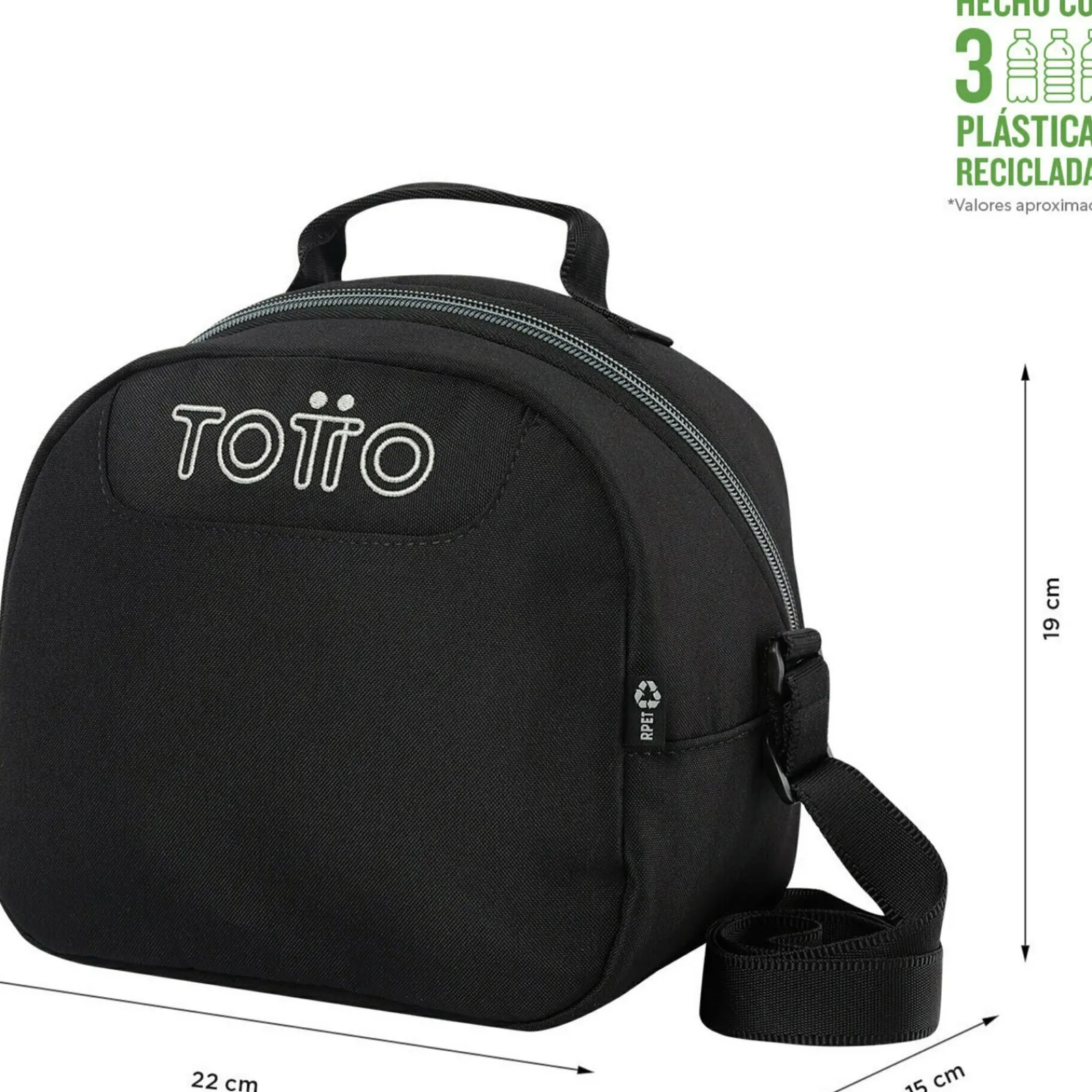 Discount Totto Saco Lanche Preto