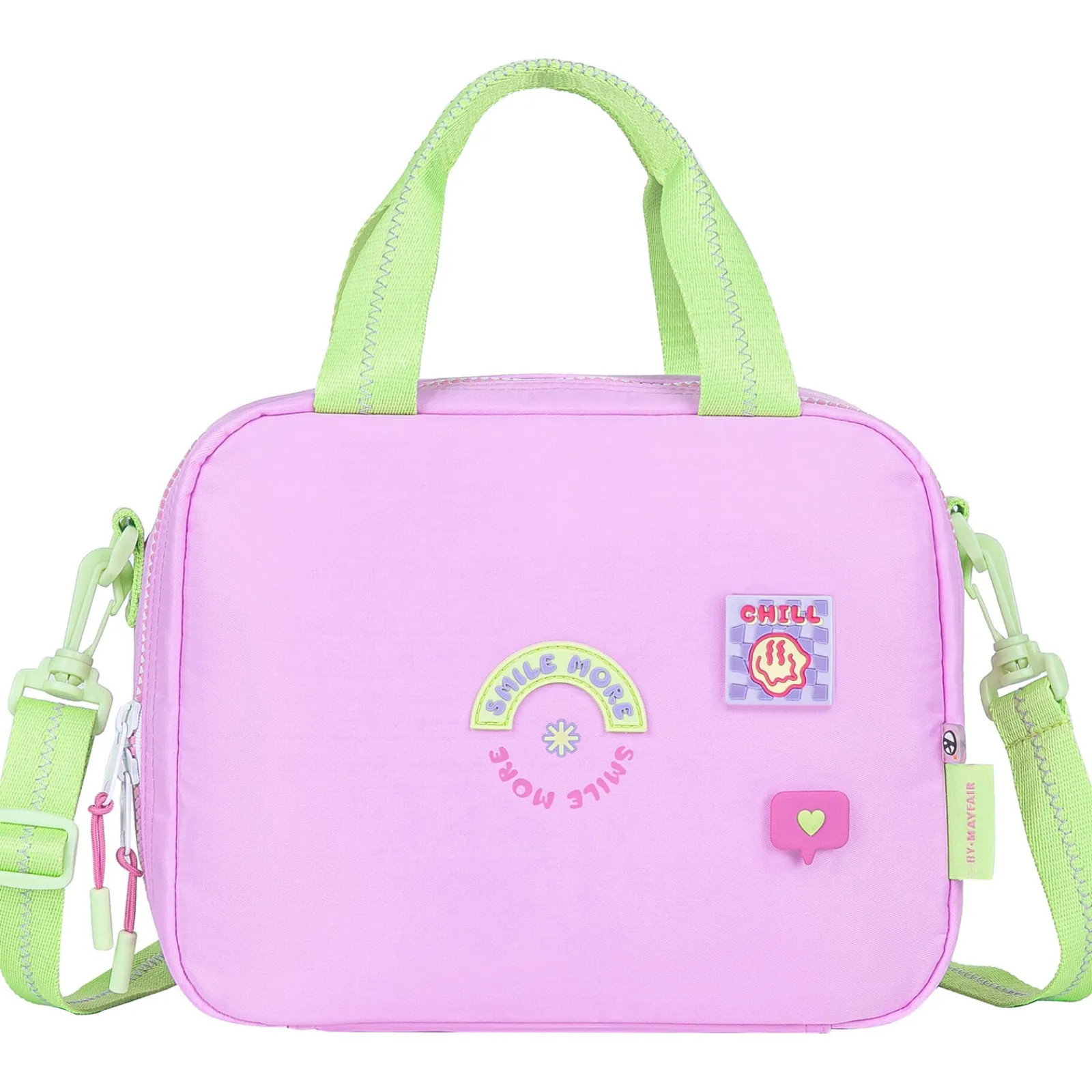 Mayfair Saco Lanche Stay Groovy Smile More Mayfaur