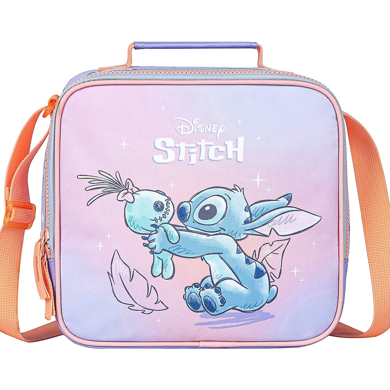 Stitch Saco Lanche Hold On Tight