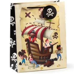 Puckator Saco Presente Grande - Pirata Jolly Rogers