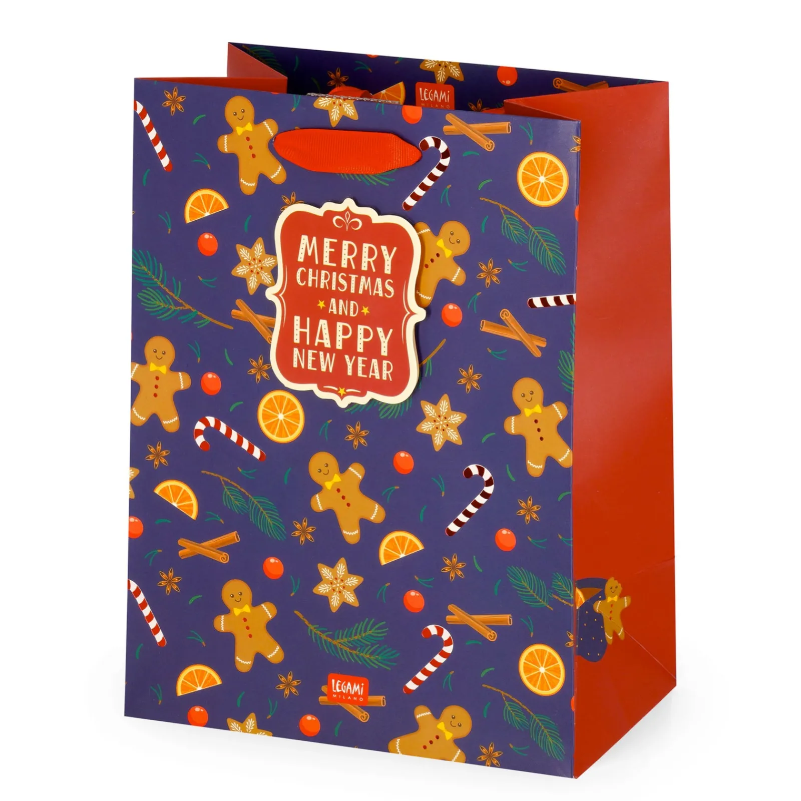 Clearance Legami Saco Presente Médio - Gingerbread