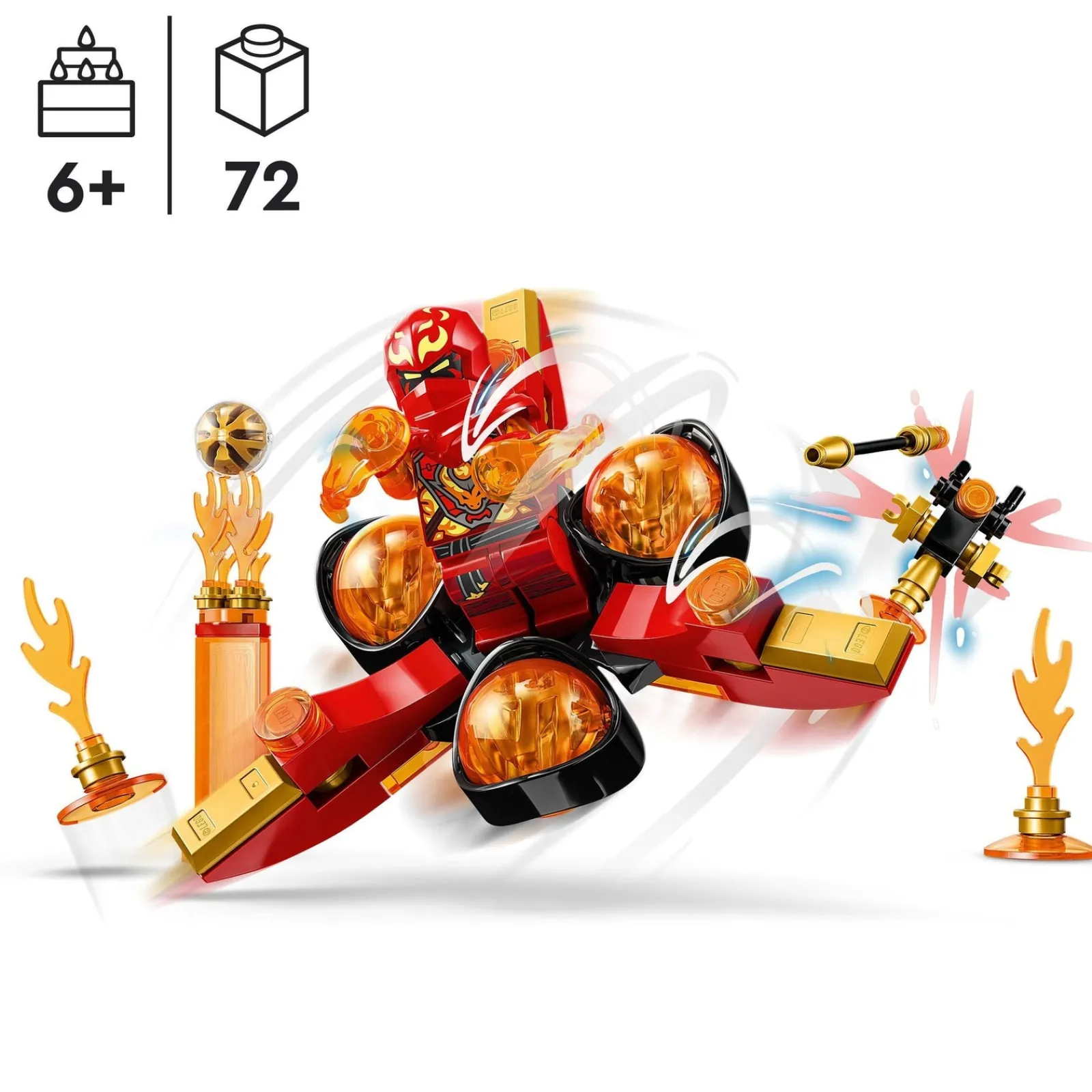 Lego-Ninjago Salto Spinjitzu, Poder De Dragão Do Kai