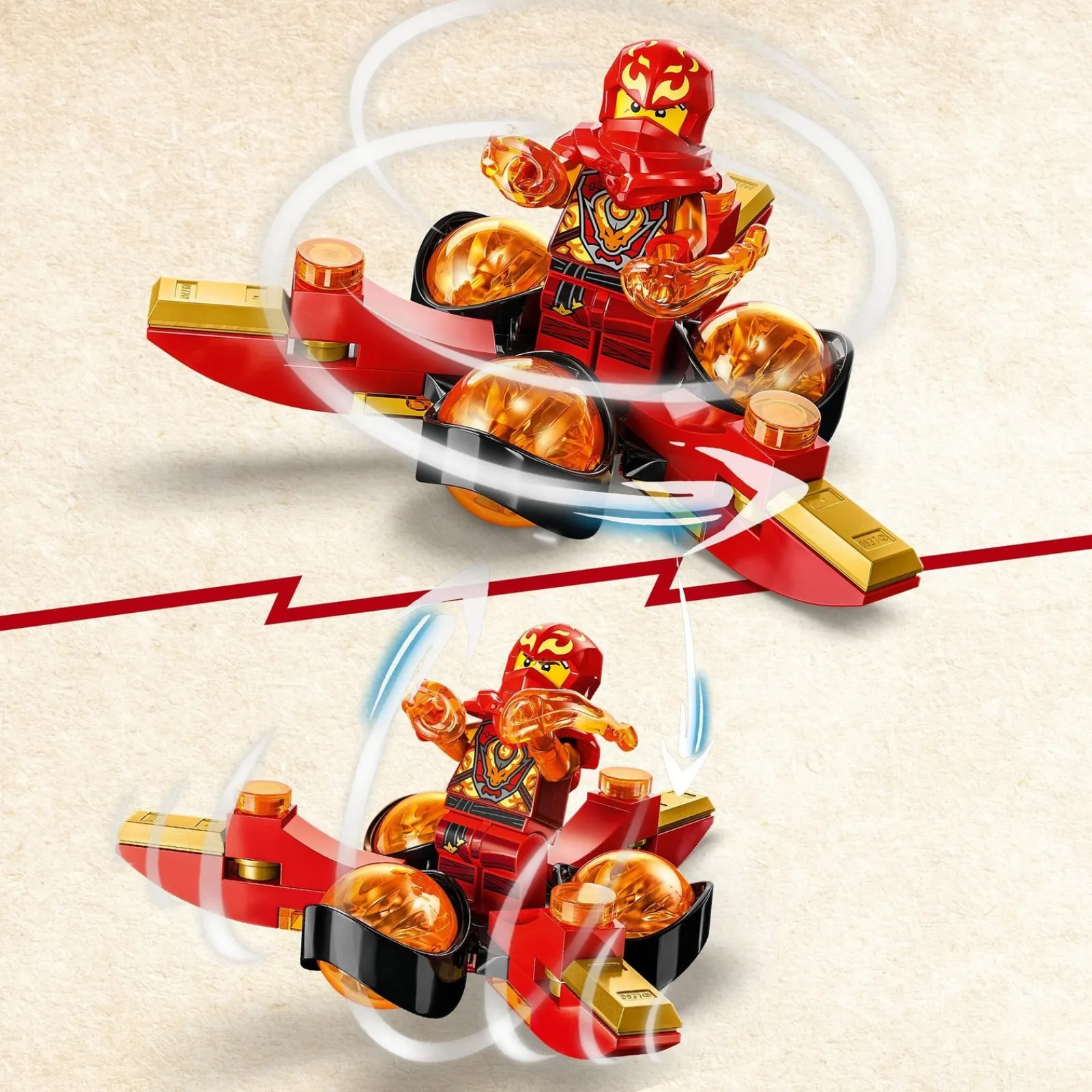 Lego-Ninjago Salto Spinjitzu, Poder De Dragão Do Kai