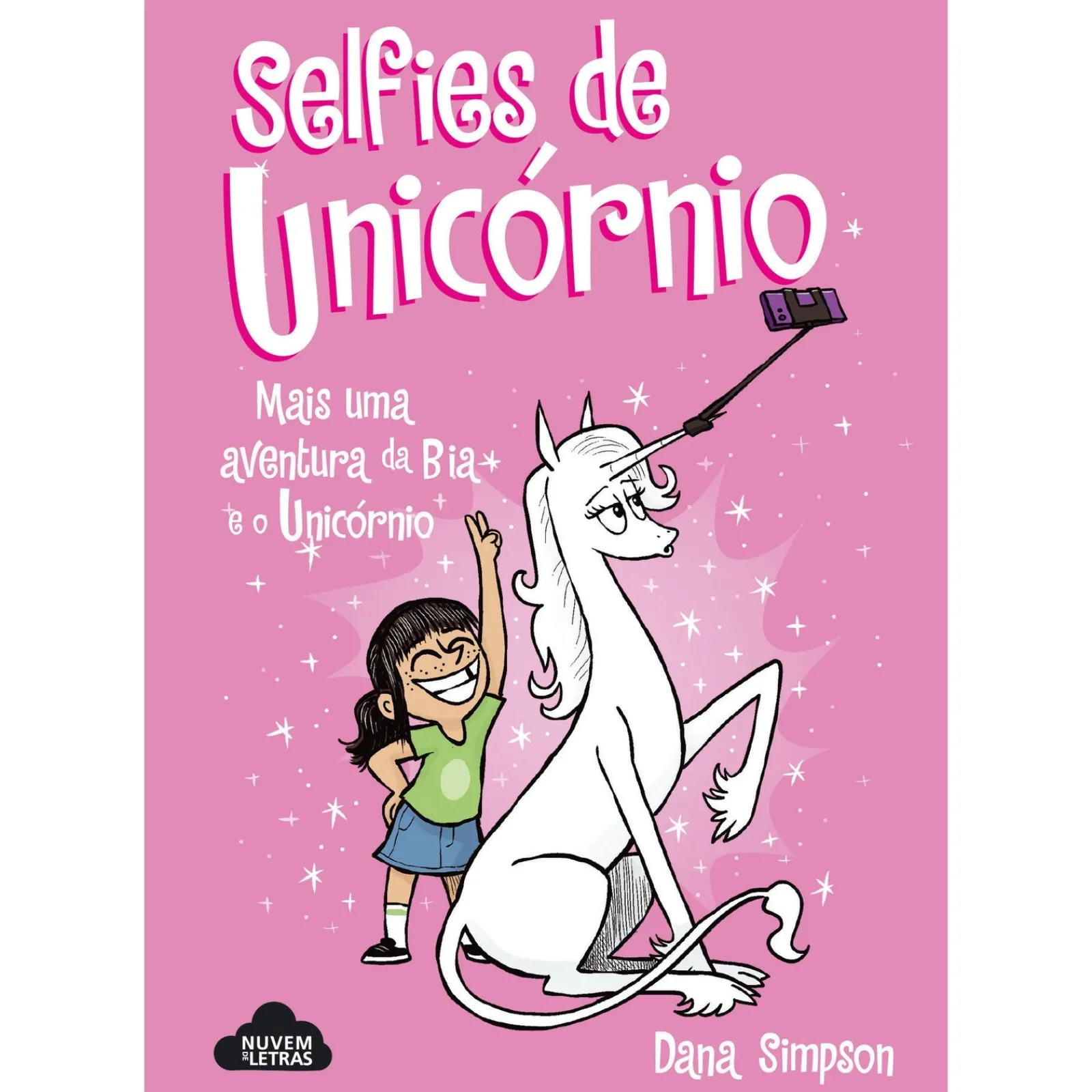 Nuvem De Letras Selfies de Unicórnio de Dana Simpson