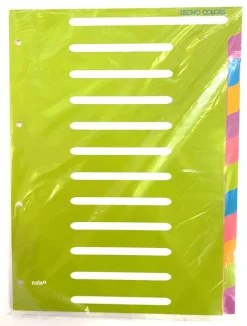 Note! Separador 12 Divisórias Cartão