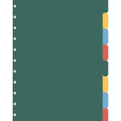 Best Note! Separador Cartão A4 Com 8 Divisórias