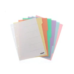 Discount Note! Separador com 6 Divisórias Pastel