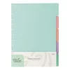 Online Talia Separadores A4 para Caderno Smart com 5 Divisórias Pastel