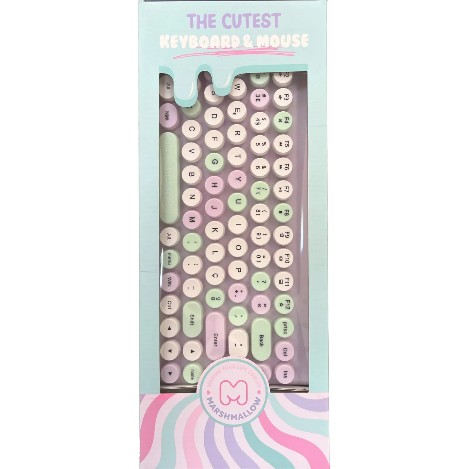 Online Marshmallow Set Teclado + Mouse