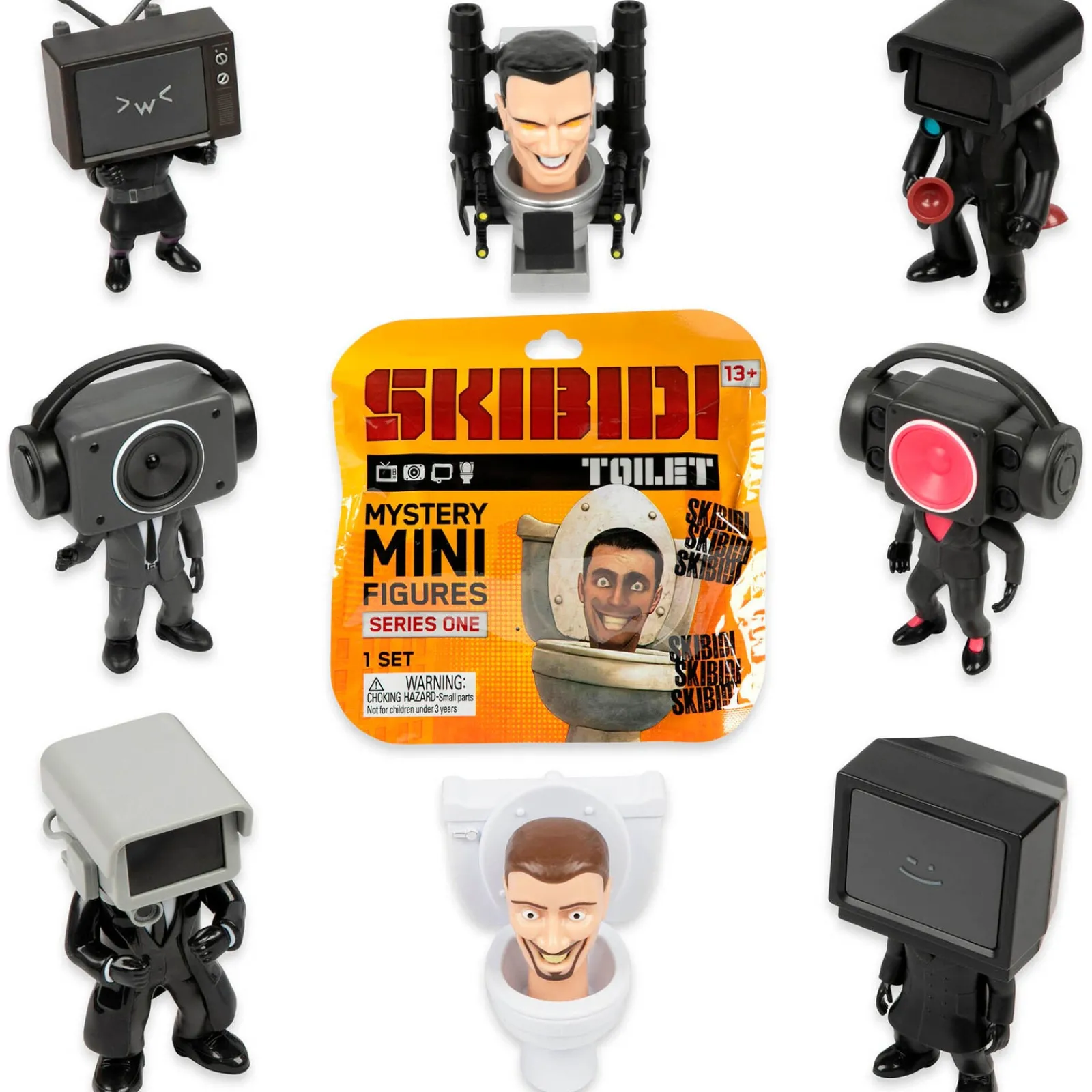 Discount Concentra Skibidi Toilet - Mini Figuras