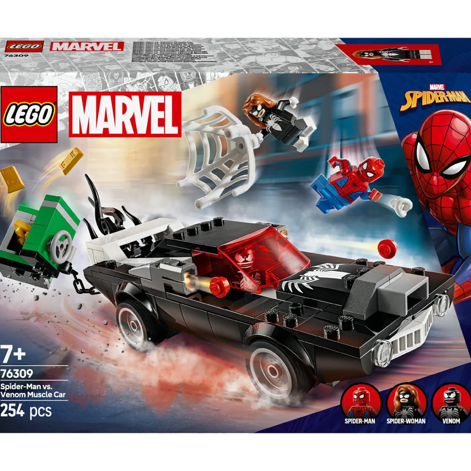 Lego-Super Hero Spider-Man Contra Muscle Car Do Venom
