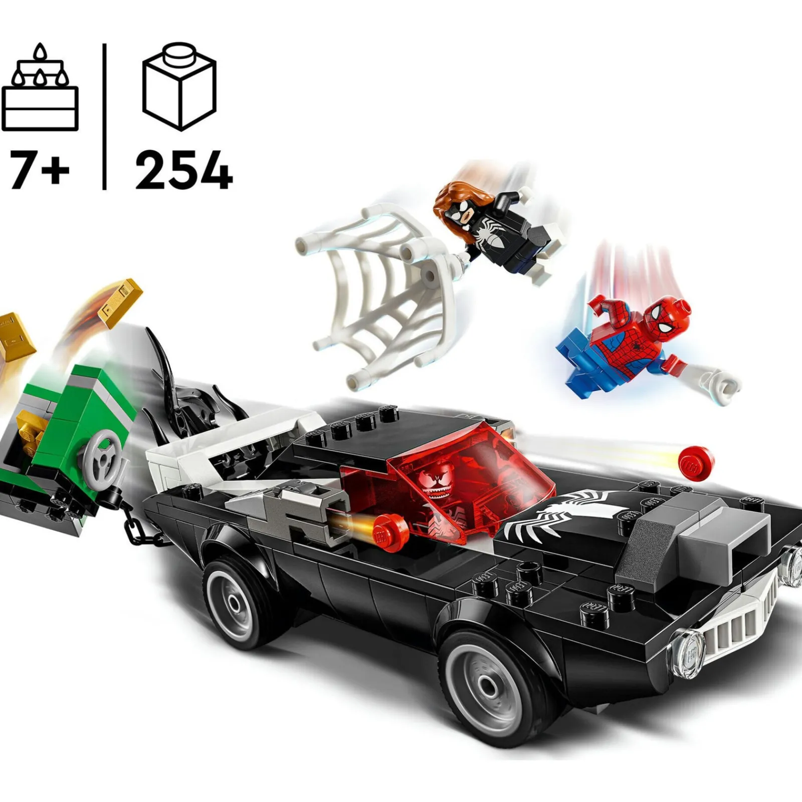 Lego-Super Hero Spider-Man Contra Muscle Car Do Venom