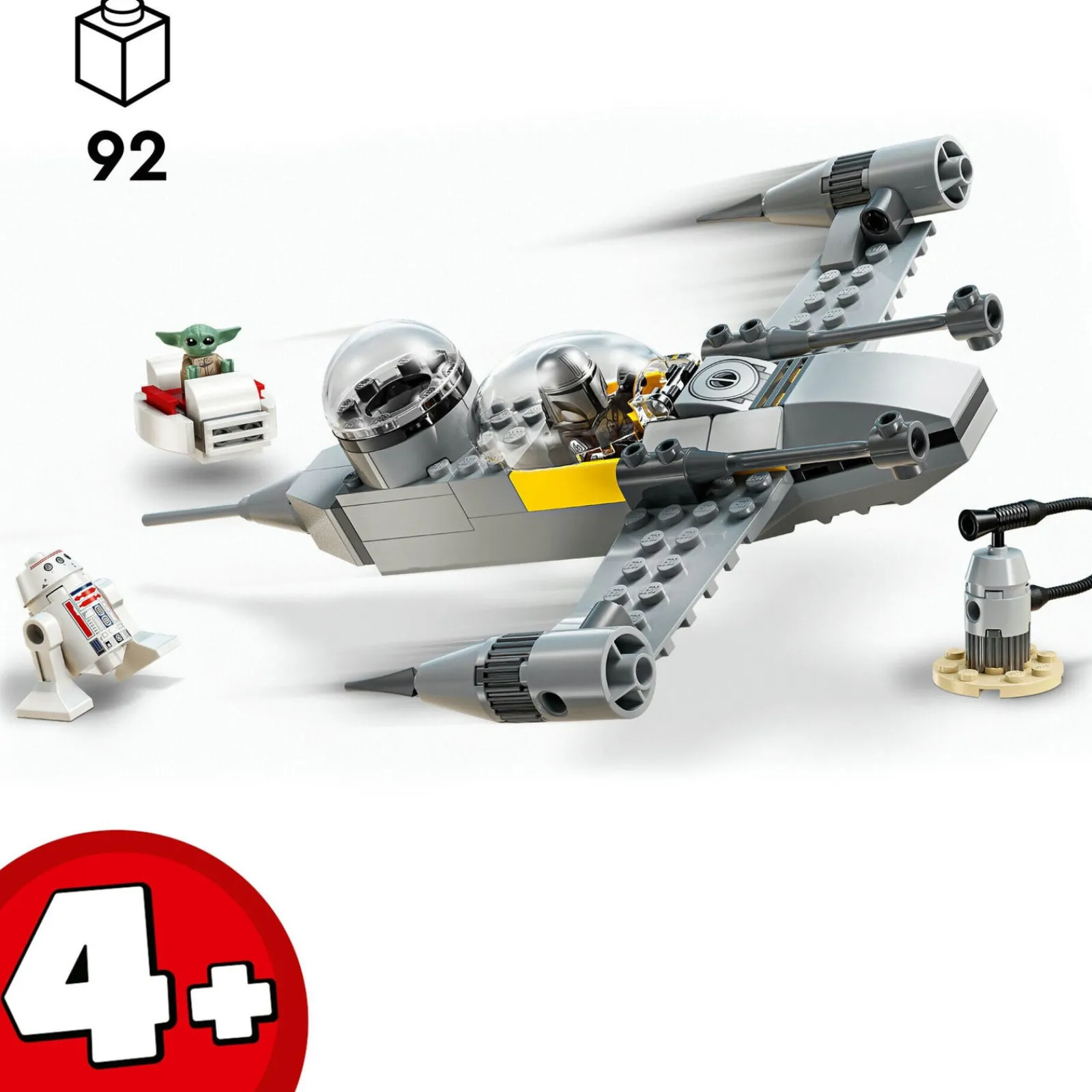Lego-Star Wars Starfighter N-1 De Mando E Grogu Lego-Sw