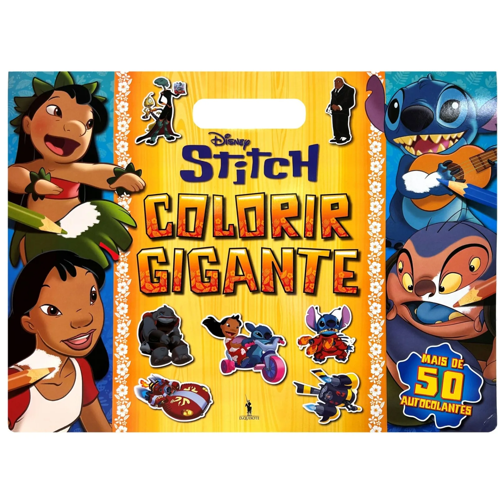 Online Dom Quixote Stitch - Colorir Gigante de Disney