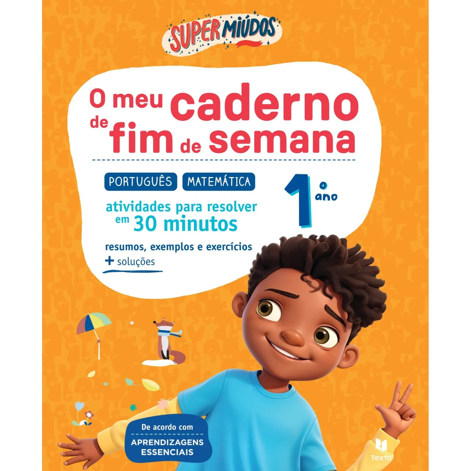 New Note! Online Super Miúdos o Meu Caderno de Fim de Semana 1º Ano Português | Matemática de Marisa Costa, Raquel Janeiro e Paula Melo