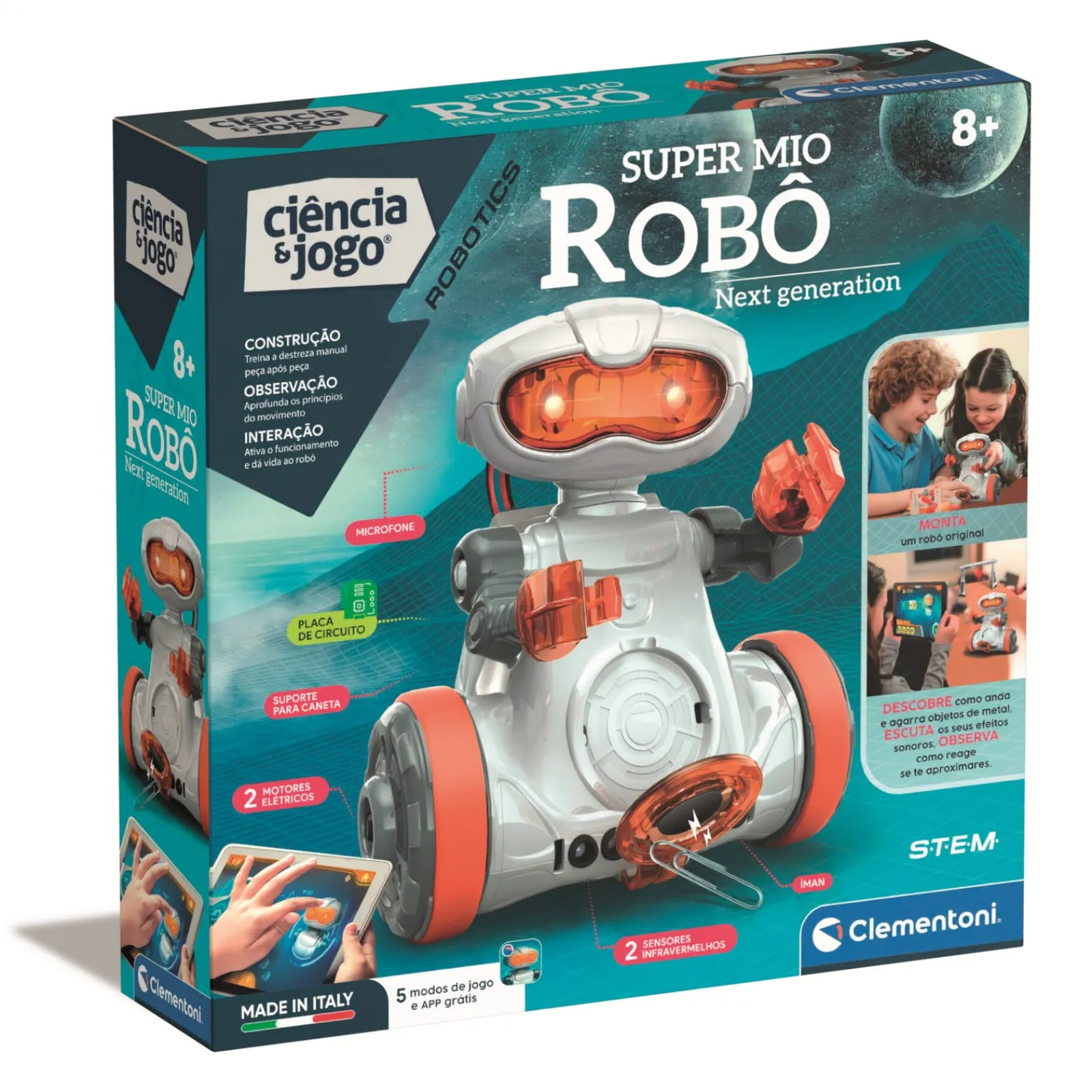 Outlet Ciência & Jogo Super Mio Robô Clementoni