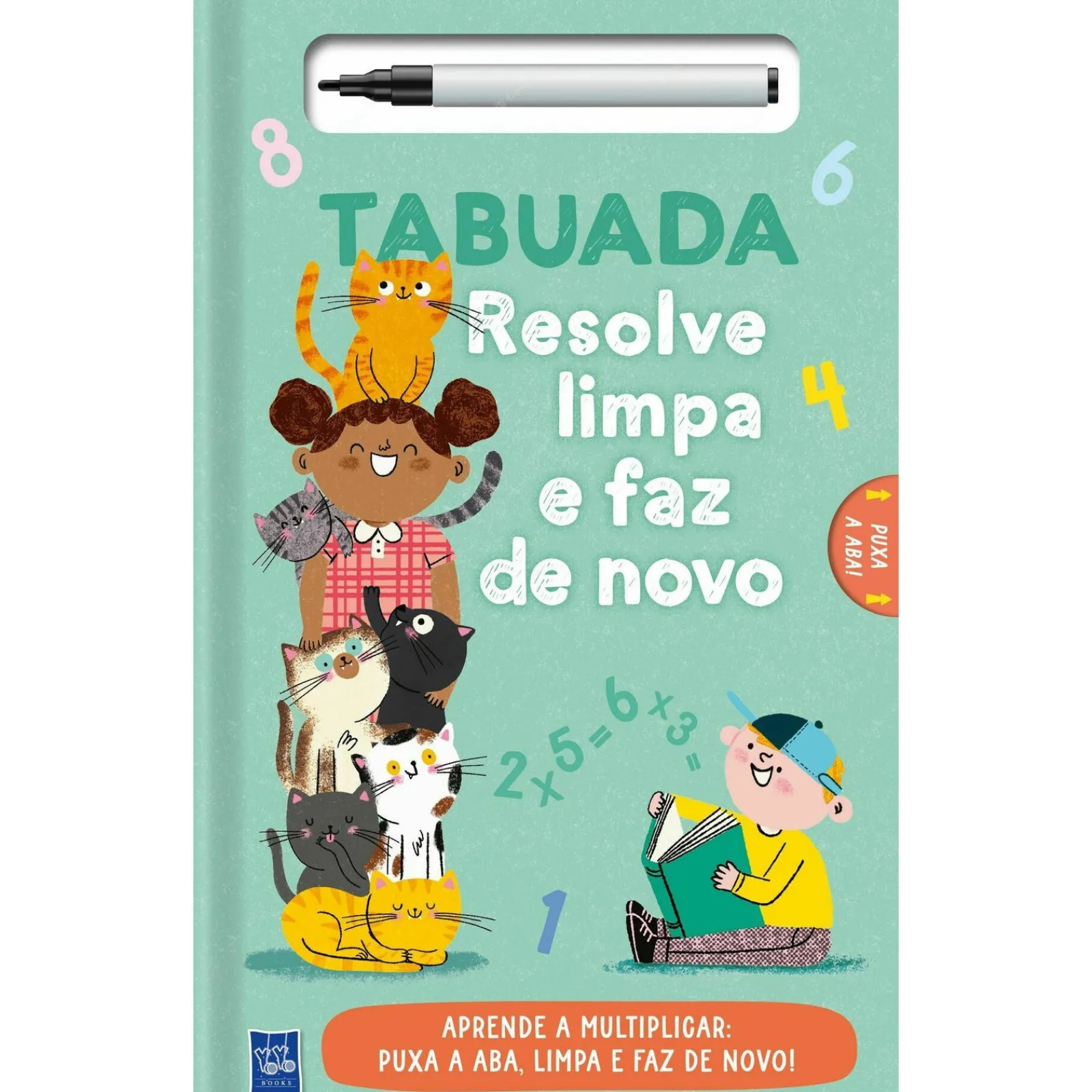 Yoyo Books Tabuada - Resolve, Limpa e Faz de Novo
