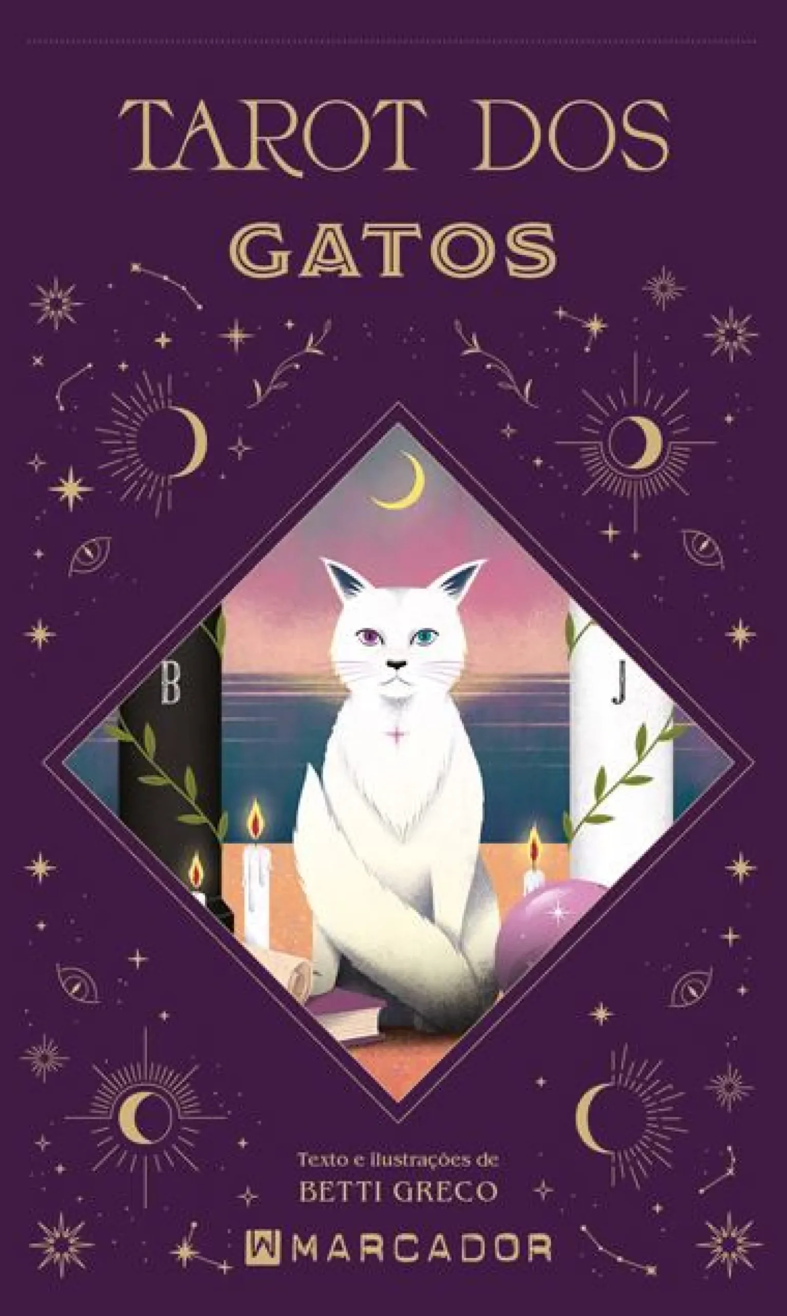 Marcador Tarot dos Gatos de Betti Greco