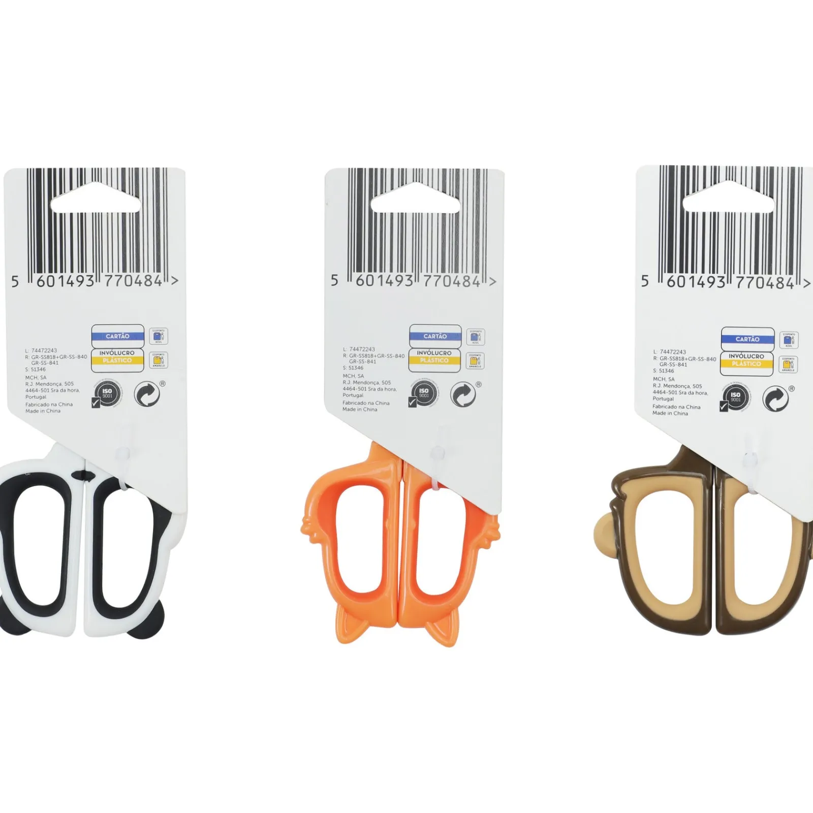 Note! Tesoura Fun Animais