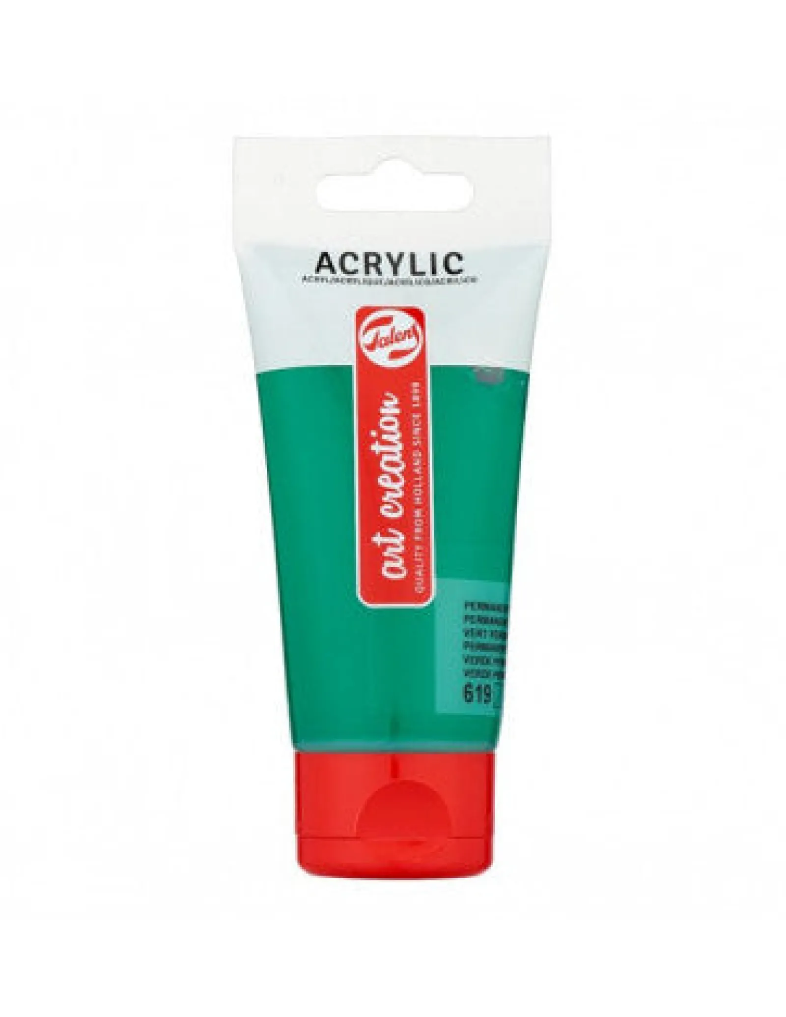 Talens Tinta Acrílica 75ml Verde Permanente Escuro Art Creation