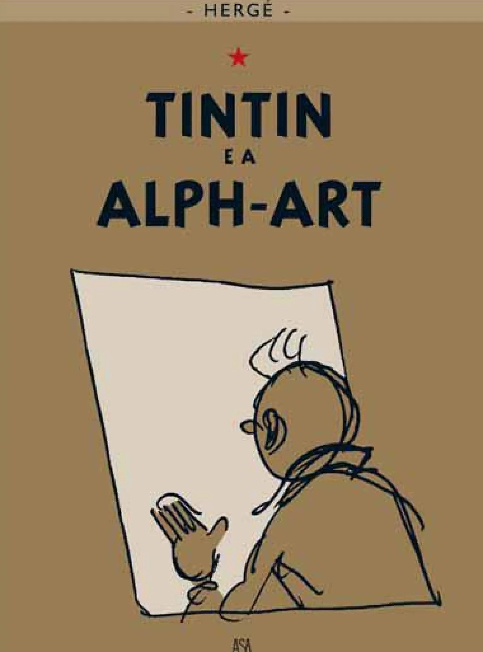 Sale Asa Tintin e a Alph-Art de Hergé