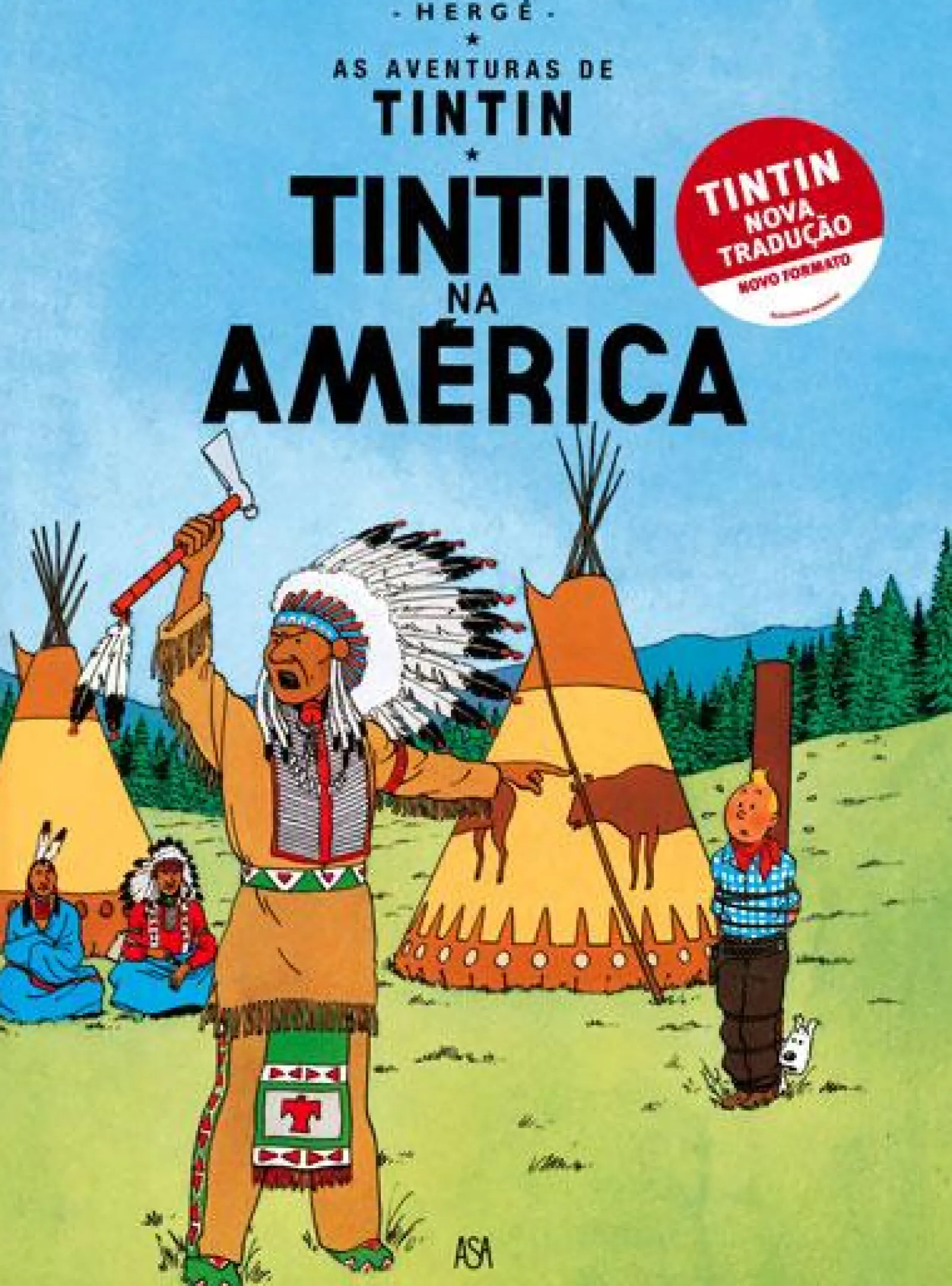 Outlet Asa Tintin na América de Hergé