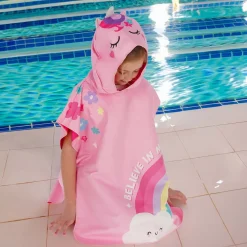 Online Legami Toalha Para Crianças - Unicórnio Rosa