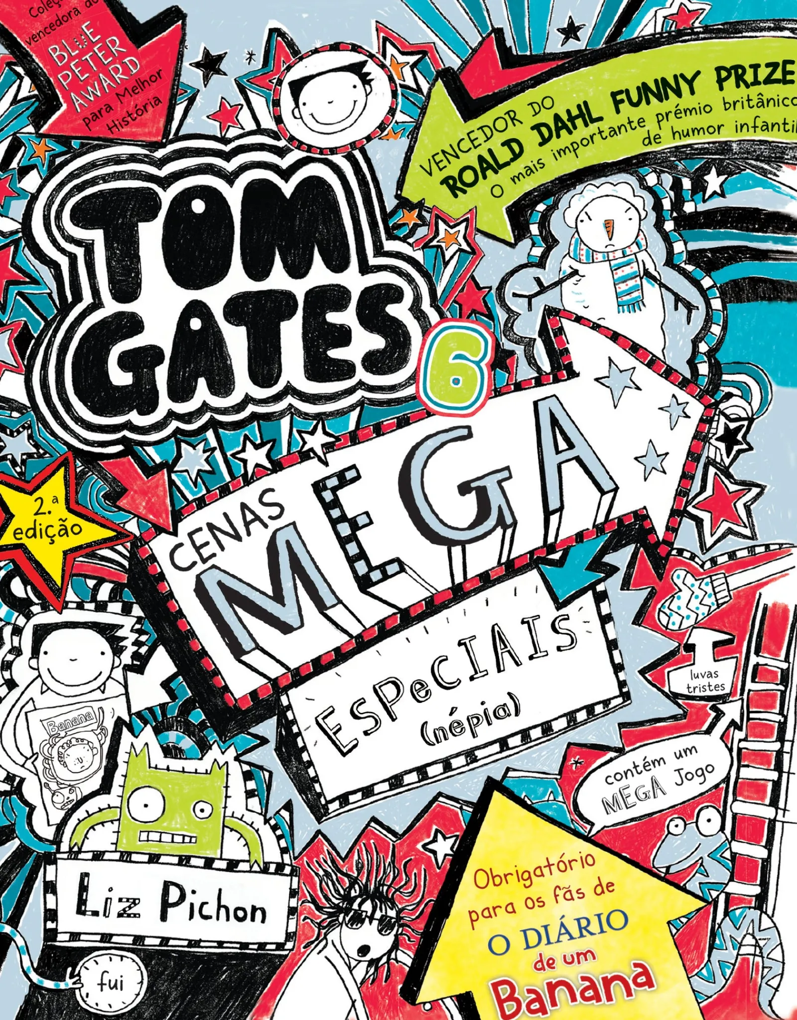 Sale Booksmile Tom Gates 6 de Liz Pichon - Cenas Mega Especiais (Népia) (2ª Edição)