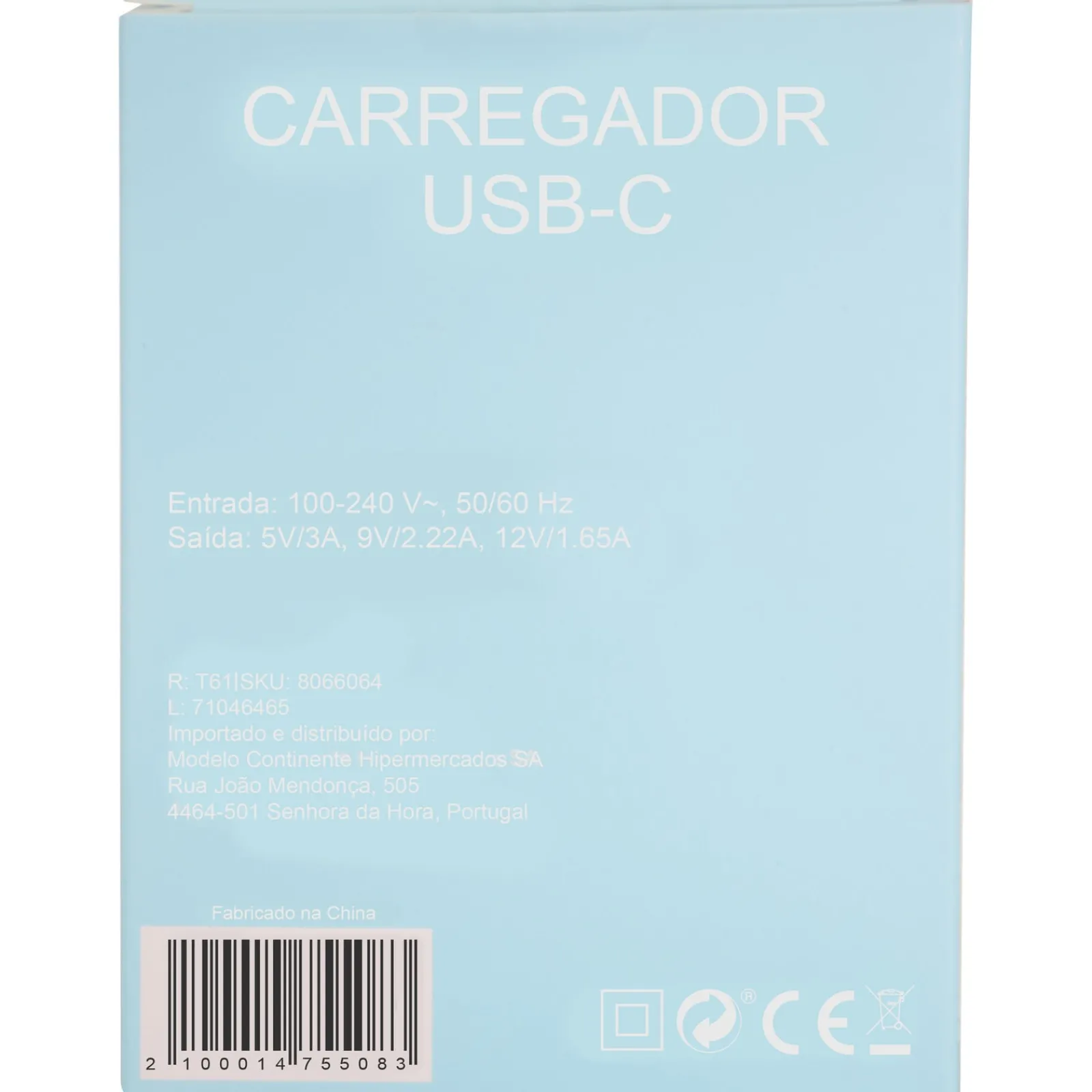 Onetop Tomada Usb-C Azul Aqua Sky