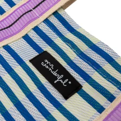 Mr. Wonderful Tote Bag - Blue And White