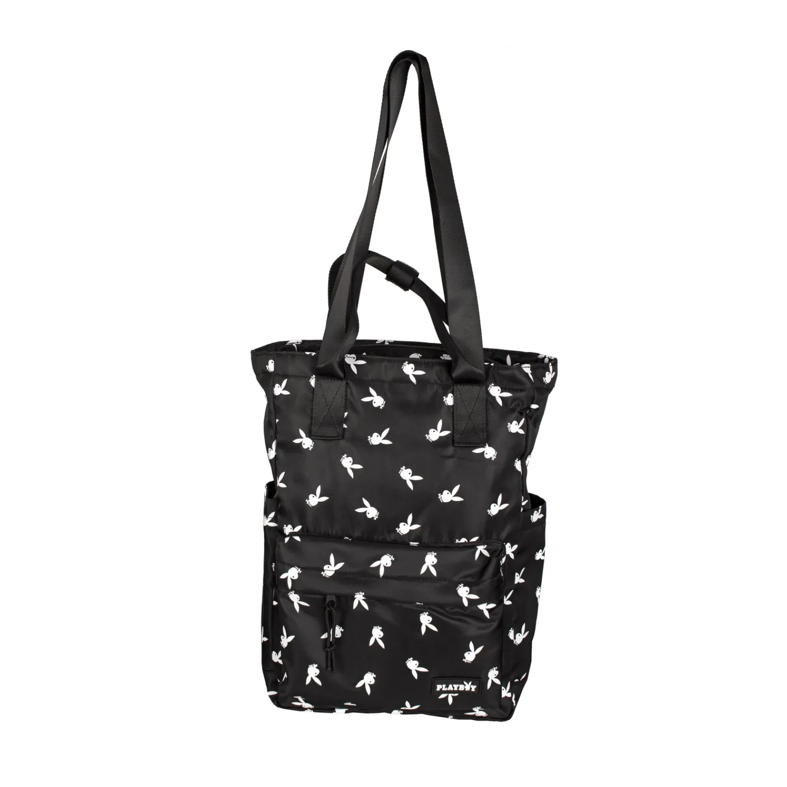 Clearance Playboy Tote Bag Bunny Pattern Black
