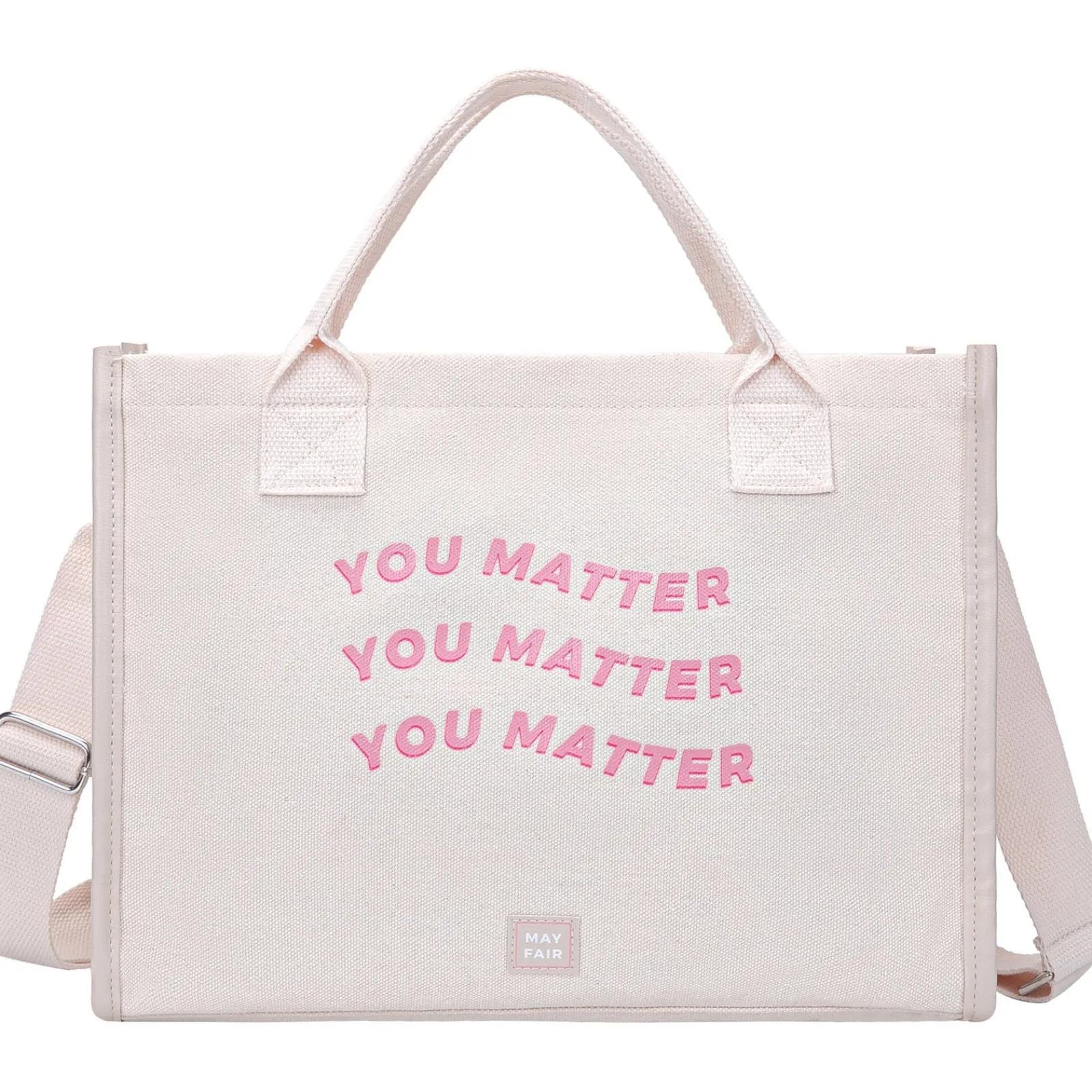 Mayfair Tote Bag Matter Pink