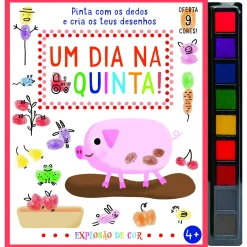 Hot Joybooks Um Dia na Quinta! de Elizabeth Golding - Pinta com os Dedos e Cria os Teus Desenhos