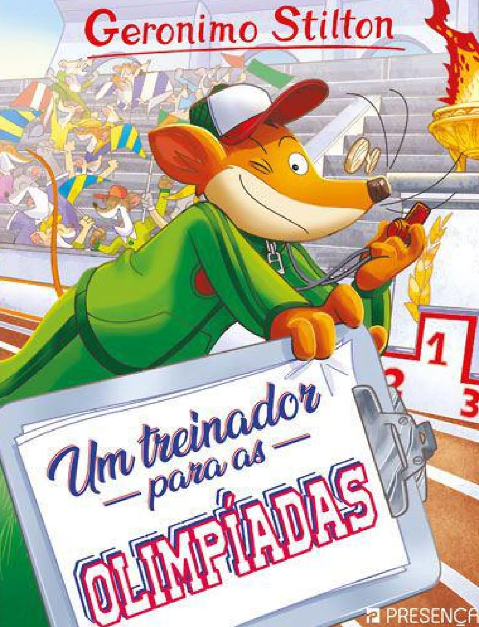New Presença Um Treinador para as Olimpíadas de Geronimo Stilton