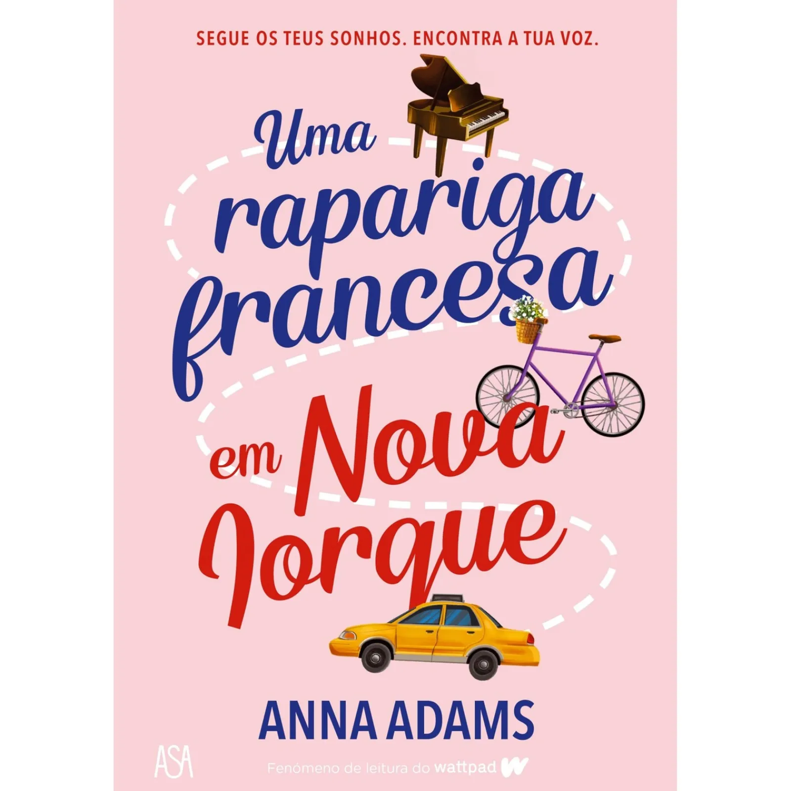 Asa Uma Rapariga Francesa em Nova Iorque de Anna Adams